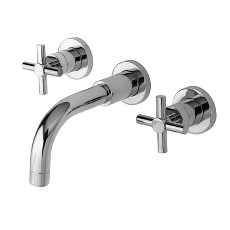 NEWPORT BRASS Wall Mount Lavatory Faucet in Polished Brass Uncoated (Living) 3-991/03N